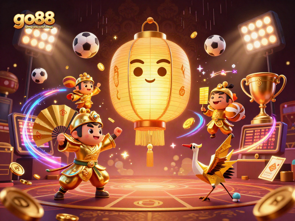 Experience exciting games at go88 trang chu chinh thuc with vibrant casino-themed illustration.