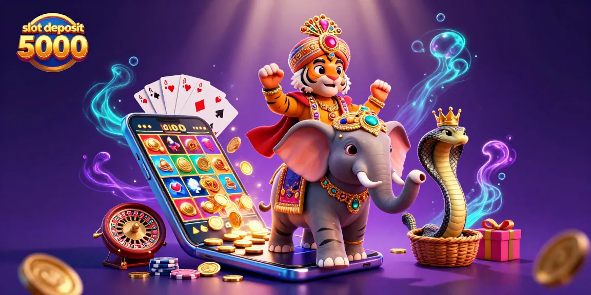 Engage with exciting gameplay in this scene showcasing slot deposit 5000 with vibrant characters and dynamic casino elements.