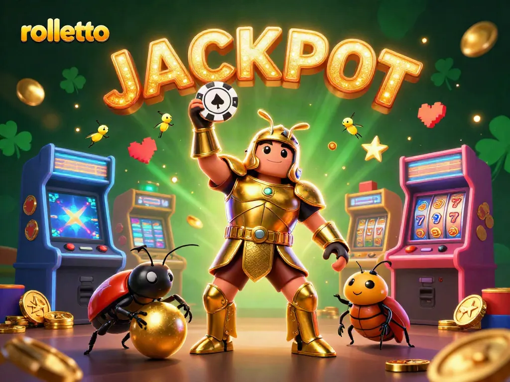 Engage in excitement at Rolletto, where colorful slots and games create a vibrant casino experience.